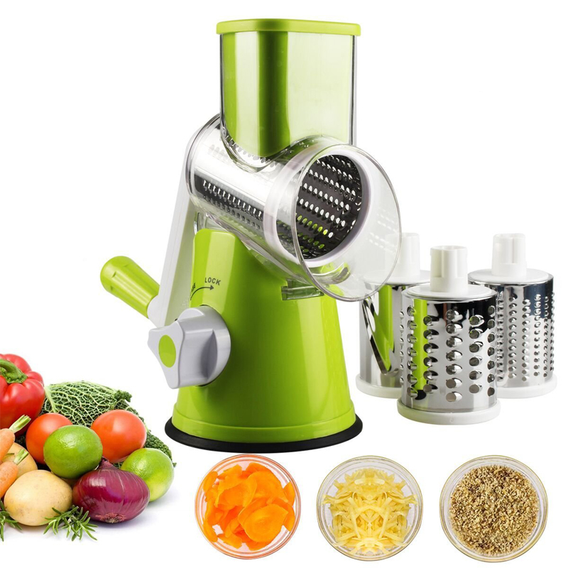 Cheese Grater Box - LMETJMA Manuale Rotante Affettatrice di Verdure