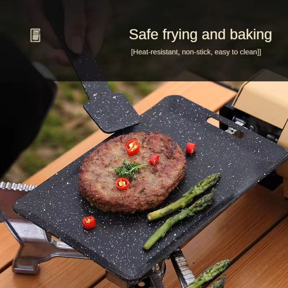 Cast Iron Skillet - Piastra per barbecue F5 20*13cm in