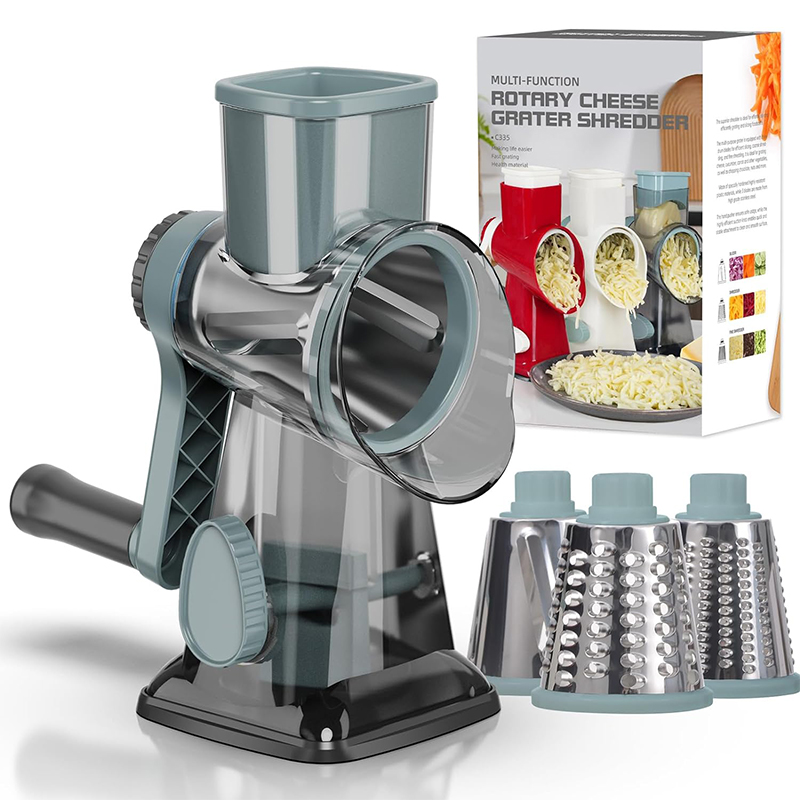 Cheese Grater Box - LMETJMA Grattugia Rotante 3 in 1