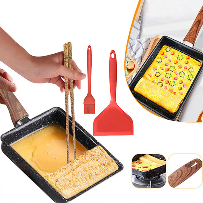 Cast Iron Skillet - Tamagoyaki Padella per frittata giapponese Padella