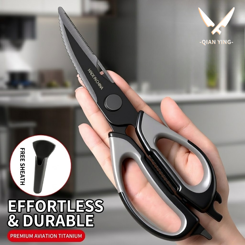 Kitchen Handy Gadgets - Forbici da cucina in titanio per