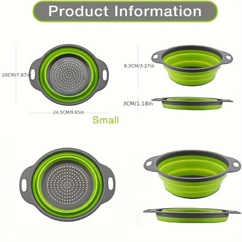 Cestello colino pieghevole in  - Kitchen Gadgets Store recensione e prezzo