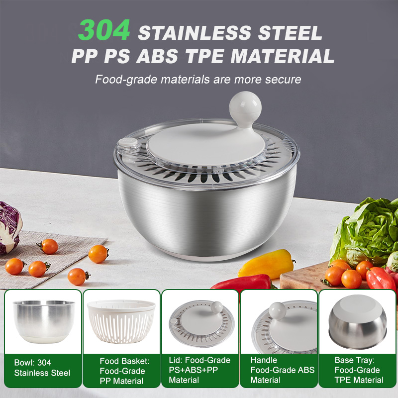 Scolapiatti manuale per insala - Salad Spinner recensione e prezzo