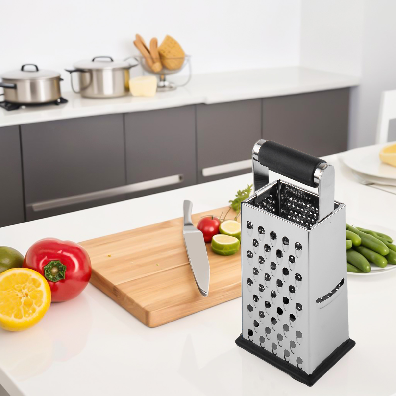Grattugia a 4 lati in acciaio  - Cheese Grater Box recensione e prezzo