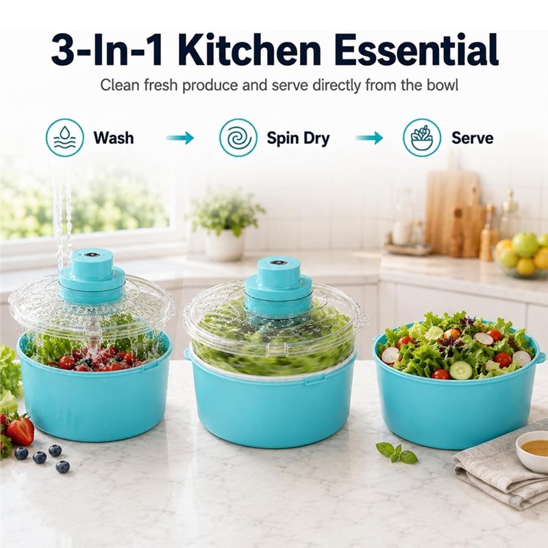 AAAN-Asciugatrice per Insalata - Salad Spinner recensione e prezzo