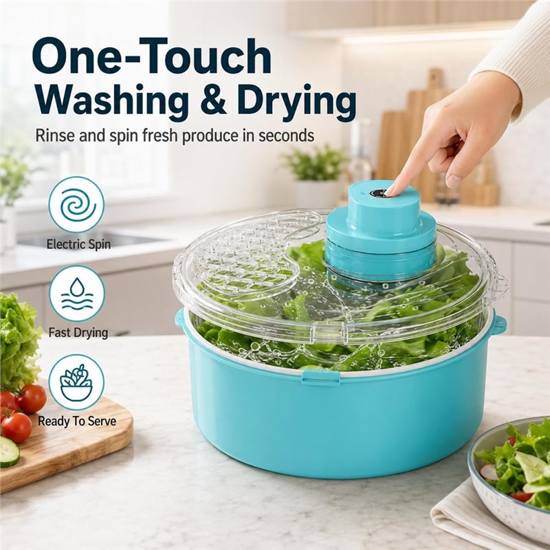 AAAN-Asciugatrice per Insalata - Salad Spinner recensione e prezzo