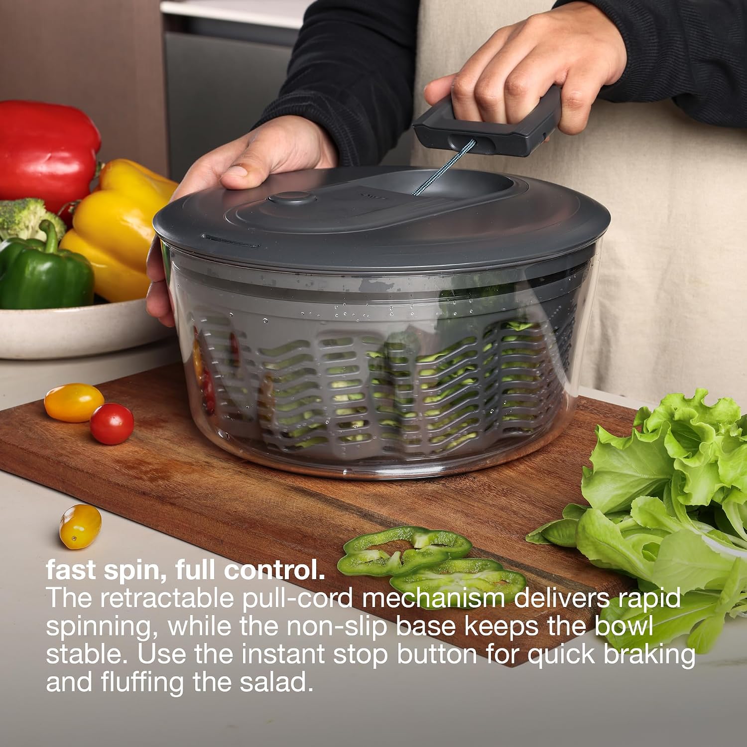 Centrifuga per insalata con ma - Salad Spinner recensione e prezzo