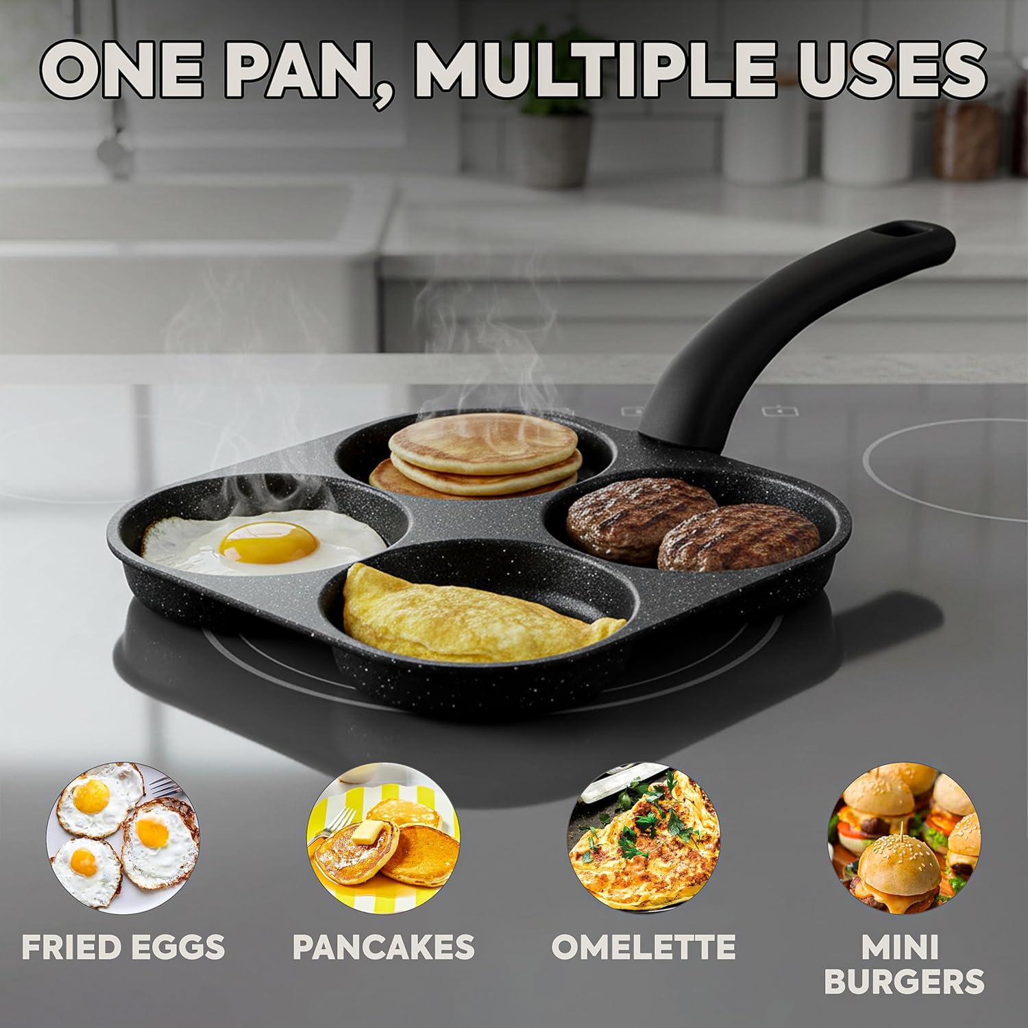 Padella Antiaderente per Uova  - Cast Iron Skillet recensione e prezzo